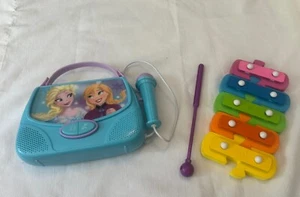 LOT OF 2, XYLOPHONE PUZZLE  AND FROZEN KARAOKE SING ALONG PURSE - Picture 1 of 11