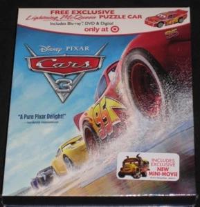 Cars 3 Blu-ray, DVD & Digital + Lightning McQueen Puzzle Car (Target Exclusive) - Picture 1 of 1