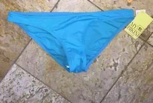 Neu mit Etikett Rip Curl türkisblau Love n Surf klassisches Bikiniunterteil Badeanzug Damen L - Bild 1 von 3