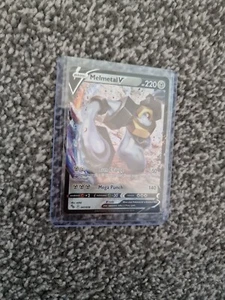 Pokemon Go TCG - Melmetal V - 047/078 - Half Art Rare - Pack Fresh - Picture 1 of 2