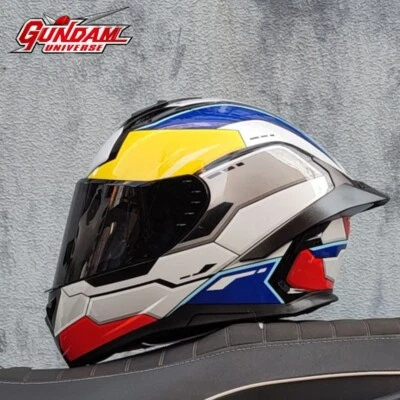 Casco Integrale Moto Gundam Rx-78-2 Design Futuristico Sportivo Certificato DOT - Imagen 1 de 4