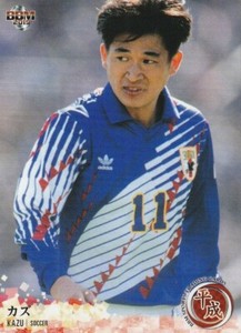 2019 KAZUYOSHI MIURA  #014 BBM Sports Card HEISEI Soccer  KAZU