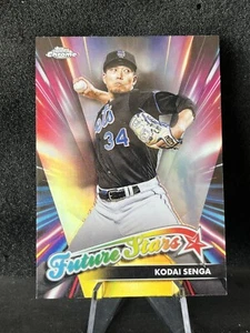 2024 Topps Chrome Kodai Senga Future Stars Refractor - York Mets - Picture 1 of 1