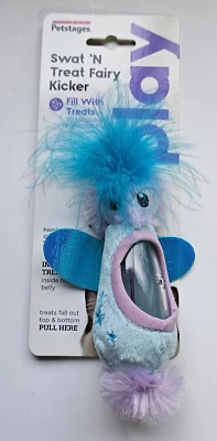 NEW Petstages Swat ‘N Treat Fairy Kicker Treat Dispensing Cat Toy Catnip/Feather - Image 1 of 3