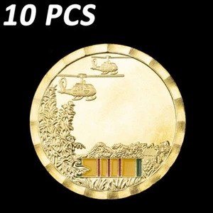 10 PCS Commemorative Gift Souvenir Challenge 1959-1975 Vietnam War Coin - Picture 1 of 7