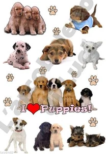 9 ADESIVI AUTO TUNING CUCCIOLI CANE CANI PUPPY STICKERS - Foto 1 di 1