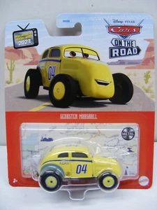 Disney Pixar Cars On The Road 1/55 Gearsten Marshall Yellow Mattel - Picture 1 of 3
