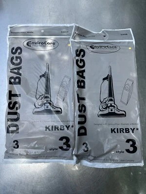2 - EnviroCare 838SW Kirby Heritage II Series Uprights Vacuum Bags 3/pk - Image 1 of 4