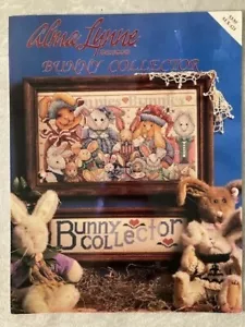 Alma Lynne Counted Cross Stitch Pattern "Bunny Collector" 1995 Leaflet - Picture 1 of 4