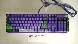 Limited Edition EVANGELION EVA-01 ASUS ROG Strix Scope RX Keyboard (Read Below) - Picture 1 of 7