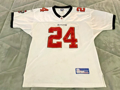 Vintage  NFL Equipment Reebok Tampa Bay Buccaneers #24 Williams Jersey Sz 52 Cover