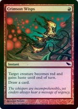 Crimson Wisps - Foil New MTG Shadowmoor Magic 2B3
