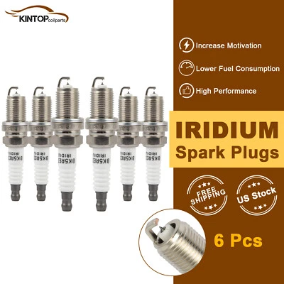 6x Iridium & Platinum Spark Plugs For Suzuki XL-7 2.7L Chevrolet Tracker 2.5L - Image 1 of 4