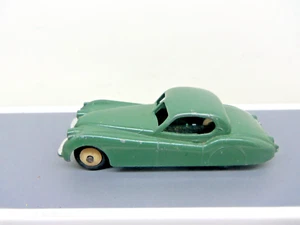Dinky Toys 157 Jaguar XK 120 Coupe in Dark Green with Fawn Hubs - Very Good - - Picture 1 of 5