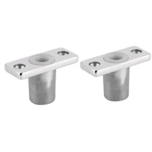 ISURE MARINE 2Pcs Lock Socket Oar lock Rowlock Fix Top Mount for Boat/Yacht - Picture 1 of 9