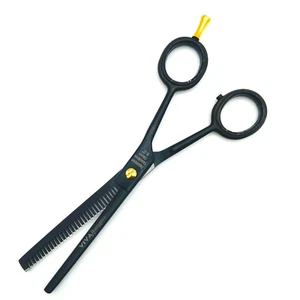 Barber Thinning Scissors 6'' Inch - Black - Picture 1 of 3