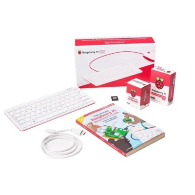 NEW Raspberry Pi 400 Kit (microSD, Broadcom BCM2711, 1.80 GHz, 4GB, US layout) - Image 1 of 2