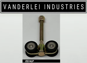 Eltrak Shed Door Track Roller 4 Wheel Nylon Carriage 31mm Diameter Wheels EG14LP - Picture 1 of 3