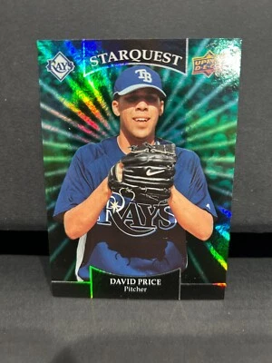 David Price 2009 Upper Deck Starquest Emerald Super Rare - Tampa Bay Rays - Image 1 of 2