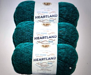 Hilado marca León Heartland Med Pk 3 madejas paquete sellado 5 oz ea. Valle de Cuyahoga - Imagen 1 de 3