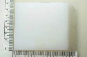 323.14gr Hydrothermal White Opaque Quartz Chalcedony Lab Grown Faceting Rough - Picture 1 of 2