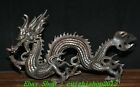 20" Old Chinese Bronze Fengshui 12 Zodiac Dragon Loong Animal Lucky Statue