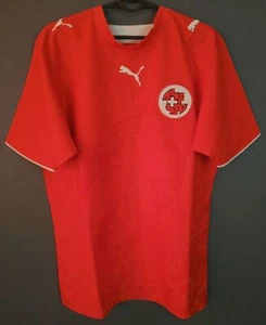MENS PUMA SWITZERLAND 2006/2008 SWISS SUISSE SOCCER FOOTBALL SHIRT JERSEY SIZE S - Picture 1 of 9