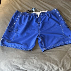 Rick’s Cafe Size 6X Men’s Blue SwimTrunks New with Tags. Water Repellent, Lined - Picture 1 of 7