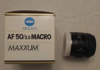 MINOLTA MAXXUM  AF Macro - 50MM 1: 3.5 (32) Lens - Image 1 of 4