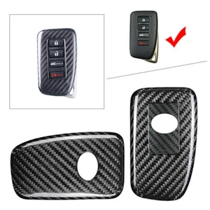 Remote Smart Key Fob Shell Cover Case Fit LEXUS 2014-2017 Carbon Silver Black - Picture 1 of 5