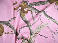 Fabric Cotton Face Mask Material Realtree AP Camouflage Pink OO35
