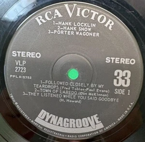 Hank Locklin Hank Snow Porter Wagoner Compact Jukebox 33 LP 3 Country Gentlemen - Picture 1 of 5