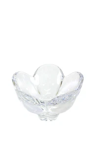Tiffany & Co Crystal Petal Lotus Candy Bowl Clear - Picture 1 of 4