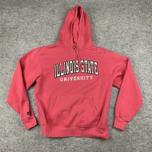 Jansport Illinois State Hoodie Sweatshirt Womens Medium Pink Pullover Casual - Picture 1 of 11