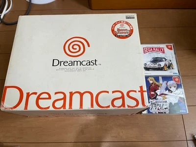 SEGA DreamCast Console (HKT-3000) & Controller with 2 games and BOX,Manual 1019 - Image 1 of 4
