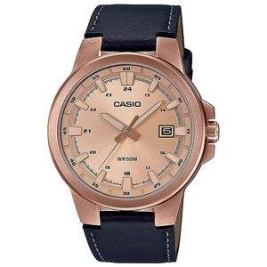 Herrenuhr Casio 3D - LEATHER, ROSE GOLD ***SPECIAL PRICE*** Braun [Ø 41,5 mm] - Bild 1 von 2