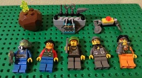 LEGO Rock Raiders Crew 4930 100% Complete Parts & Minifigures No Box Instructs