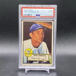 1952 Topps #251 Chico Carrasquel Chicago White Sox Vintage Semi High Baseball - Bild 1 von 2