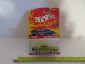 Hot Wheels Classics Series 2 #16 1969 Dodge Charger Anti-Freeze 2005 MOC - Picture 1 of 6
