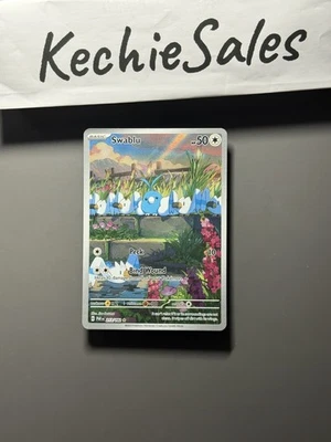 Pokémon TCG NM-Mint Swablu 213/182 Sv04: Paradox Rift - Image 1 of 3