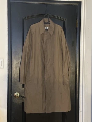 Uniqlo U Lemaire Men's Taupe Beige Waterproof Trench Coat Sz M - Image 1 of 4