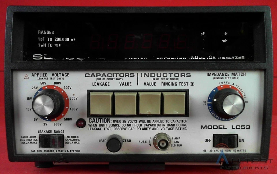 Sencore LC53 Capacitor Inductor Ananlyzer - Image 1 of 1