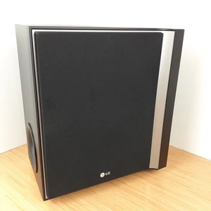 LG SH92SB-W 450W Passive 1-Way Home Theater Subwoofer Black TESTED - Picture 1 of 24
