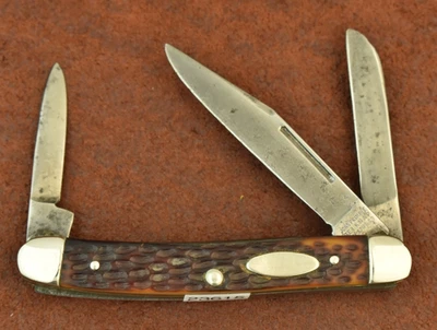 VINTAGE JOHN PRIMBLE BELKNAP LOUISVILLE KY USA DELRIN STOCKMAN KNIFE NICE (23615 - Image 1 of 4