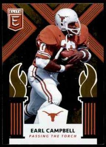 2018 ELITE PASSING THE TORCH EARL CAMPBELL BILLY SIMS TEXAS LONGHORNS #8