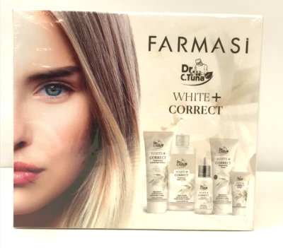 Authentic Farmasi Dr. C. Tuna White Correct Skin Whitening Set of 5 Creams - Image 1 of 2