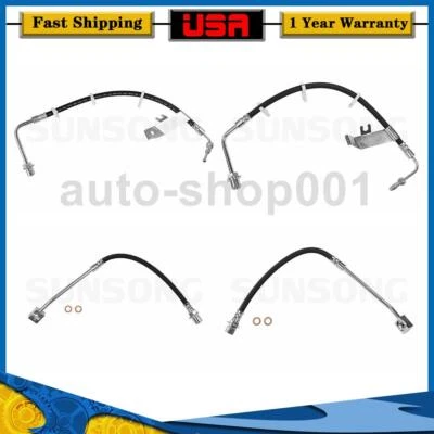 Manguera de línea de freno delantero trasero para Ford Windstar 3,8 L 2003 2002 2001 2000 1999 Foto 1 de 4