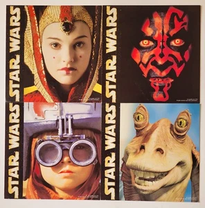Star Wars Episode 1 Promos, Store Display Cards, Single Sided 12"x12", 2000 VTG - Picture 1 of 6