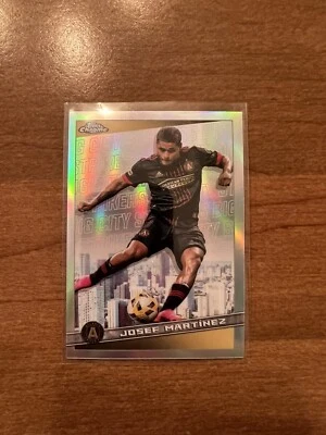 2022 Topps Chrome MLS Big City Strikers Refractor Josef Martinez Atlanta Miami - Image 1 of 2