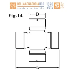 CROCIERA CARDANICA 30,20 x 82 per JOHN DEERE - CR463 - Imagen 1 de 6